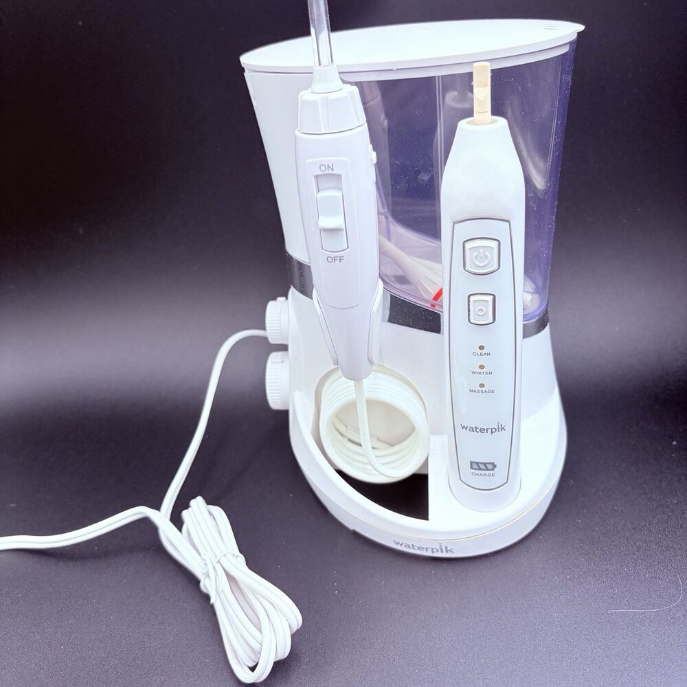 Waterpik Complete Care 5.0 Water Flosser Sonic Toothbrush WP-861W White Dystem